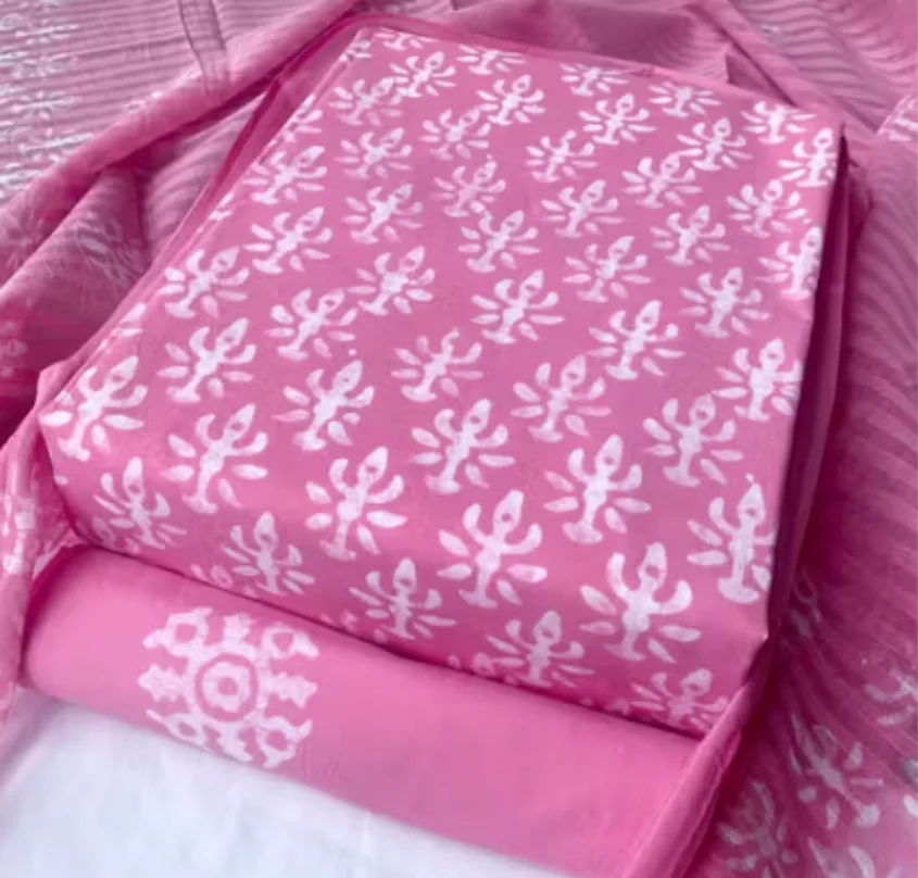 Gulaabi Blossom Batik Set